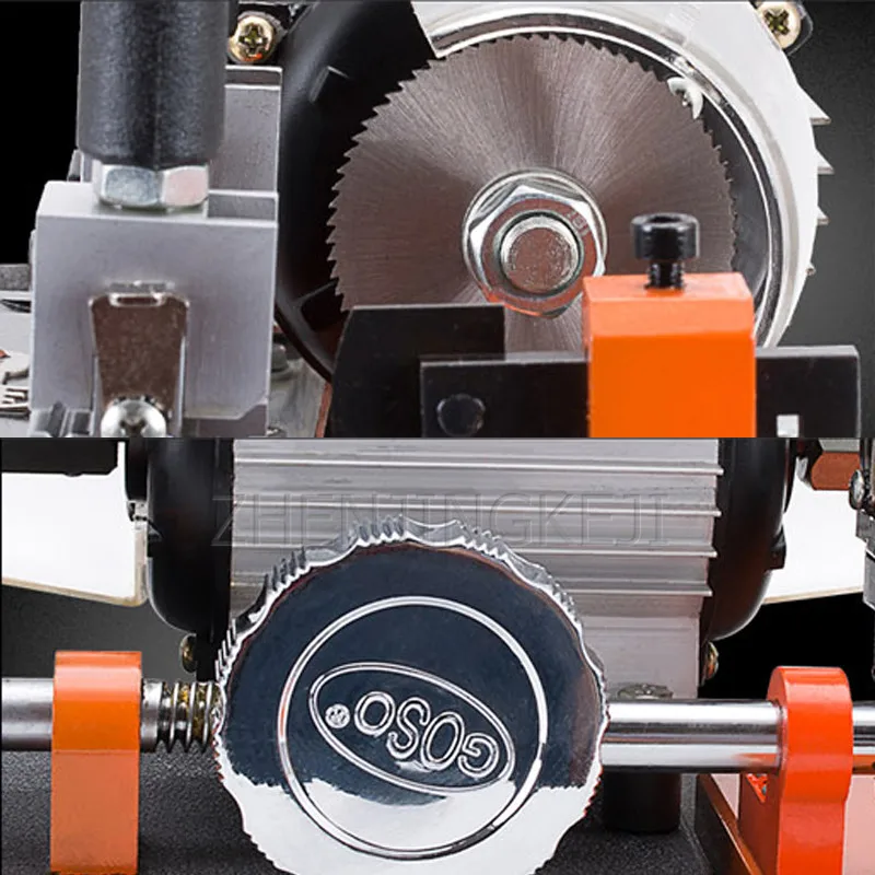 220V/110V Horizontal With Key Machine Small Fine-tuning Guide Needle Manual Knife Walking Car Key Open Teeth Copy Machine 180W