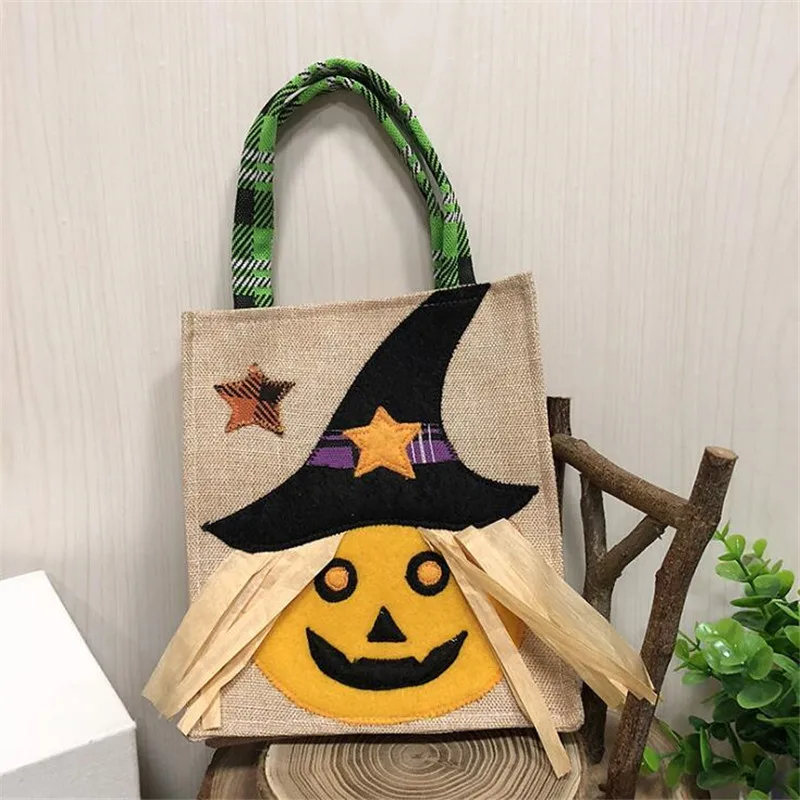 1 шт. нетканый материал в виде тыквы конфетная Подарочная сумка Хэллоуин