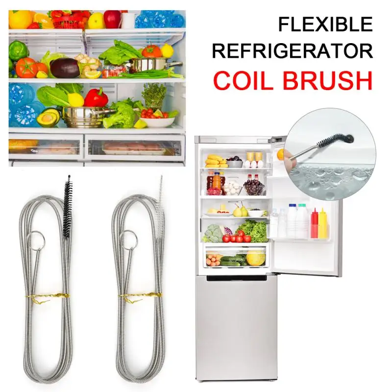 

Refrigerator Hole Cleaning Brush Fridge Hole Dredge Brush Long Flexible Soft Universal Pipe Cleaning Brush Freezer Scrub Cleaner