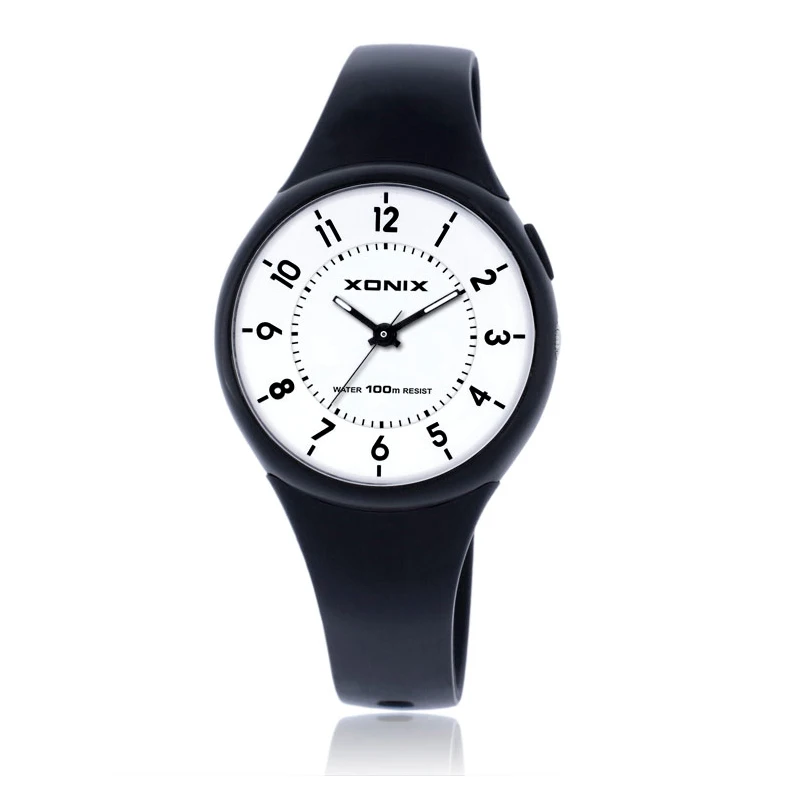 Золотые спортивные часы женские студенческие водонепроницаемые 100 м Электронный