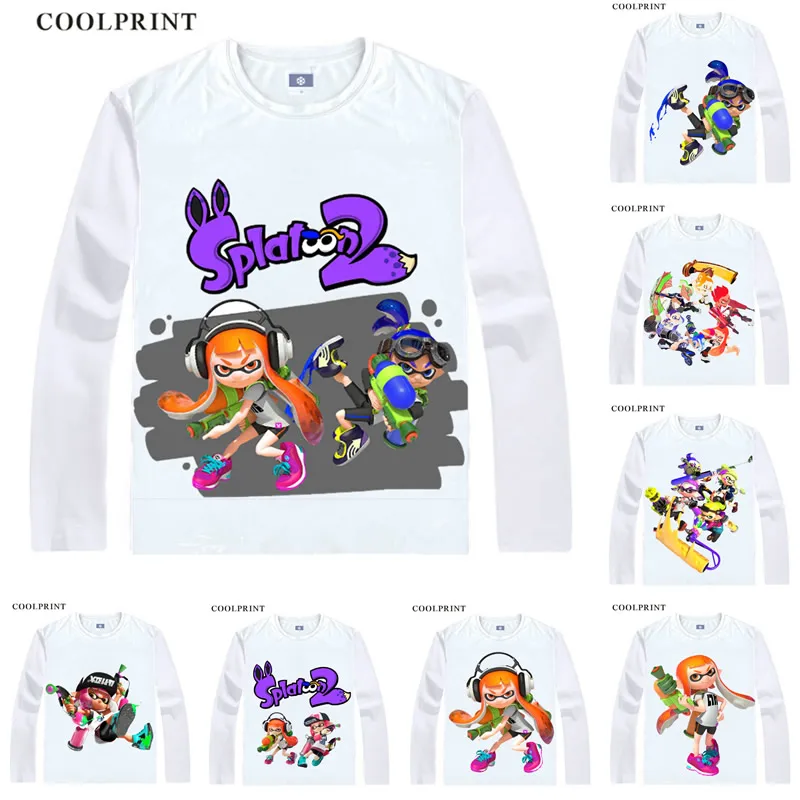 Splatoon 2 Inkling Octoling кальмар CallieMarie игры аниме косплей партий рубашек по