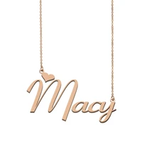 macy name necklace custom name necklace for women girls best friends birthday wedding christmas mother days gift