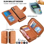 Магнитный кожаный чехол-кошелек для Samsung Galaxy A50 A70 A40 A30 A20 A10 A20E A10E A70E, кошелек на молнии, чехол с несколькими отделениями для карт, Coque