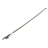 ammoon well balanced braided carbon fiber 14 violin fiddle bow round stick exquisite horsehair ebony frog violin parts