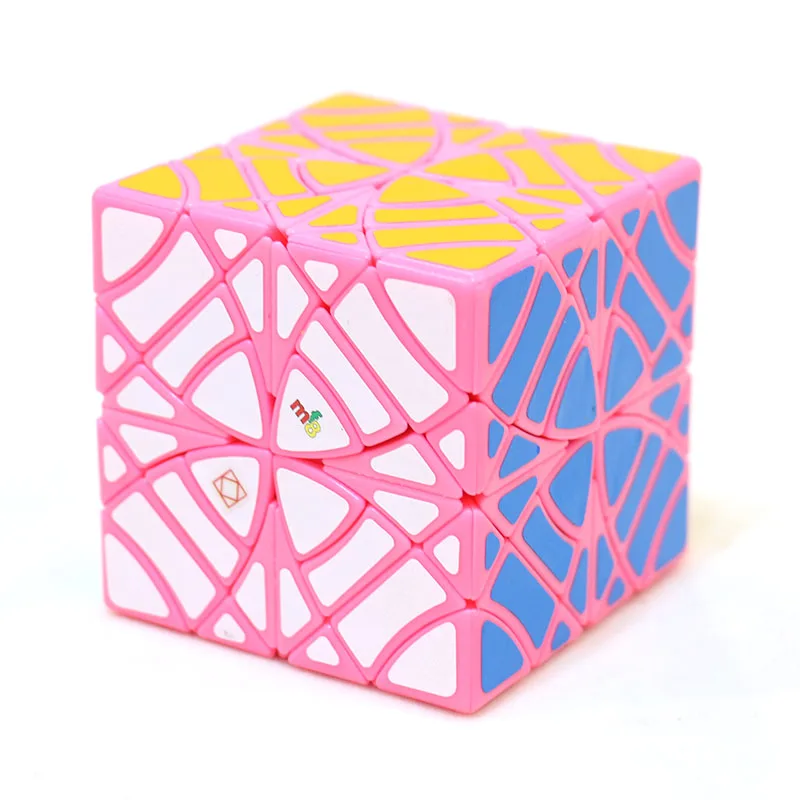 Enlarge MF8 Twins Cube Pink Black Original Strange-Shape Magic Cube Puzzle Cubo Toys Gifts