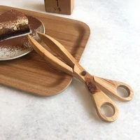 teak barbecue clip cake bread clip kitchen accessories wood bbq tools handmade cooking accessories