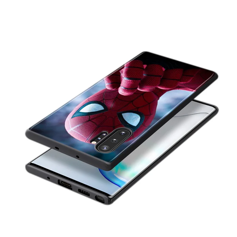 

Marvel Avengers Spider-Man Super Hero For Samsung Galaxy S21 S20 FE Ultra S10 Lite 5G S10E S9 S8 Plus S7 S6 Edge Soft Phone Case