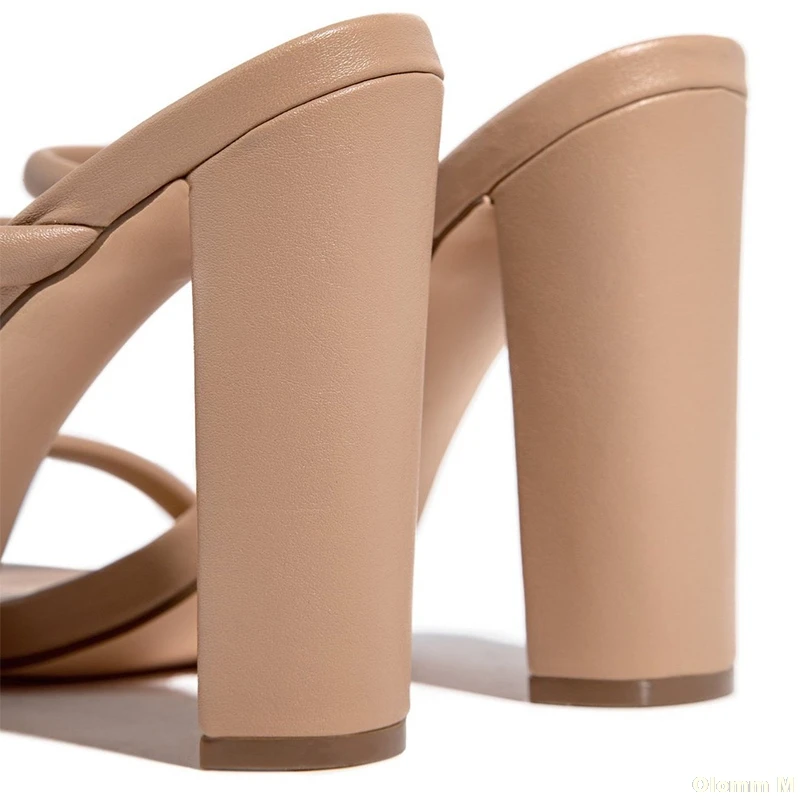 

Summer Women Sandals Pumps 2021 Fashion Open Toes 10.5cm High Heels Females Thin Belt Thick Heels Party Casual Footwear Shoes