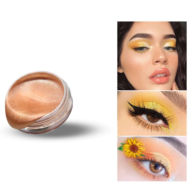 7 цветов тени для век с высоким пигментом свободная пудра желтый зеленый синий