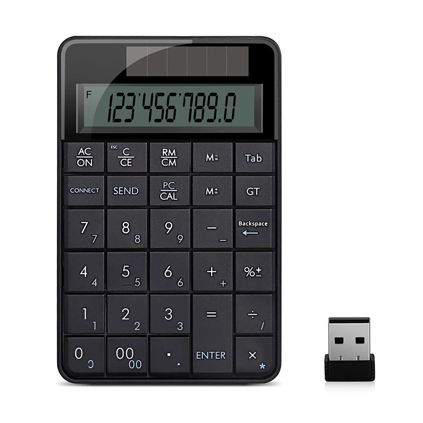 Бесплатная доставка 2 4g Mini в 1 Беспроводной Usb цифровая клавиатура с калькулятором