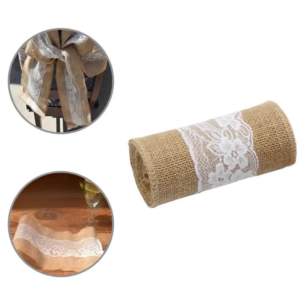

Useful Chair Bows Romantic Flax Elegant Lace DIY Chairs Ribbon Chair Cover Sash Chair Sash