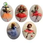 Шерстяные войлочные иглы Jiwuo, шерстяные фетровые игрушки для кукол, шерстяное фетровое ремесло для начинающих, подарок на брелок