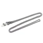 Цепочка для очков для мужчин и женщин, ожерелье из нержавеющей стали, со сверкающей подвеской, цепочка на шею, в стиле хип-хоп, для езды на велосипеде, бижутерия