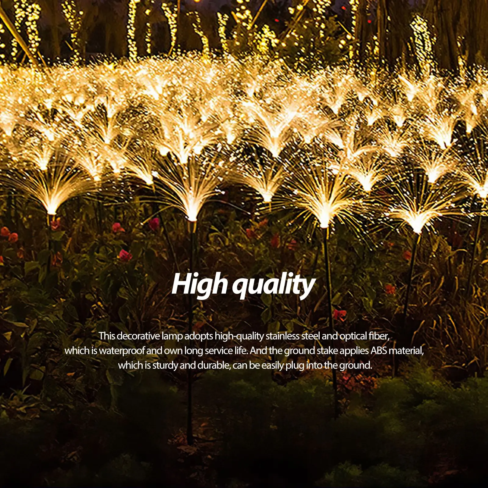 Светодиодная лампа на солнечной батарее изящный практичный декоративный