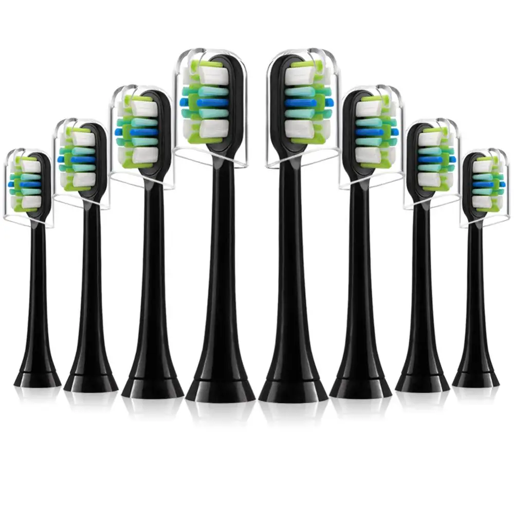 8 шт. сменные насадки для зубных щеток Phillips Sonicare совместимы с алмазной очисткой