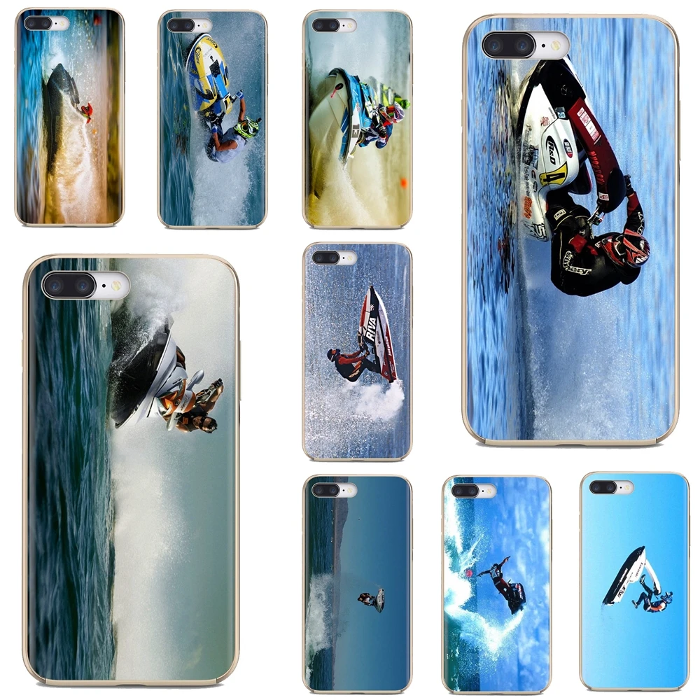 Для Sony Xperia XA Z Z1 Z2 Z3 Z5 XZ1 XZ2 compact M2 M4 M5 C4 C6 E3 T3 мягкая сумка чехол Enjoy Jet Ski Racing maritime at sea |