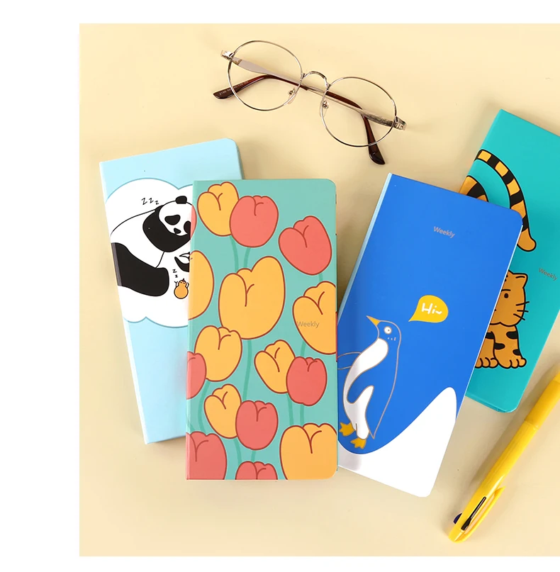 Youpin Kinbor Kawaii блокнот Еженедельный планировщик милый портативный Pocketbook квадратный