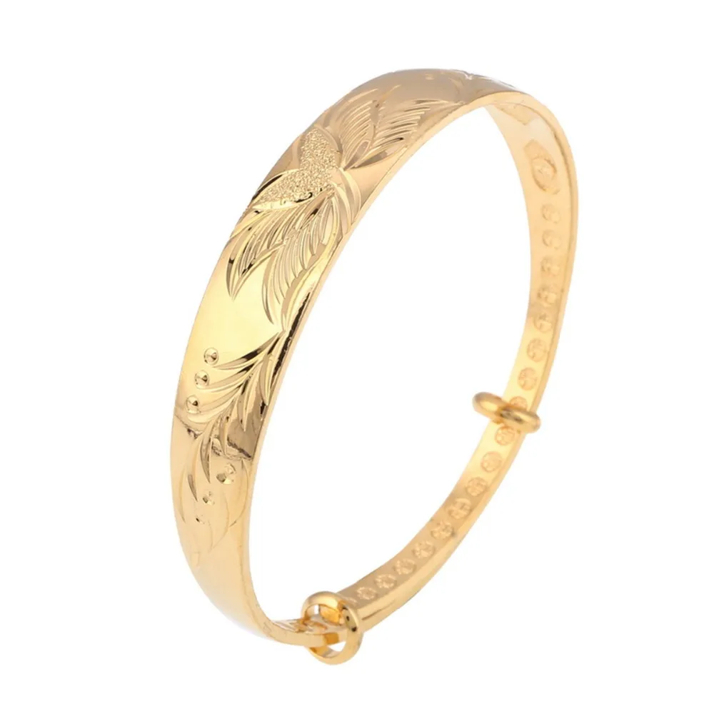 

Charm Bracelet Bangle With Flower Women Wedding Flower Jewelry Valentine's Day Gift