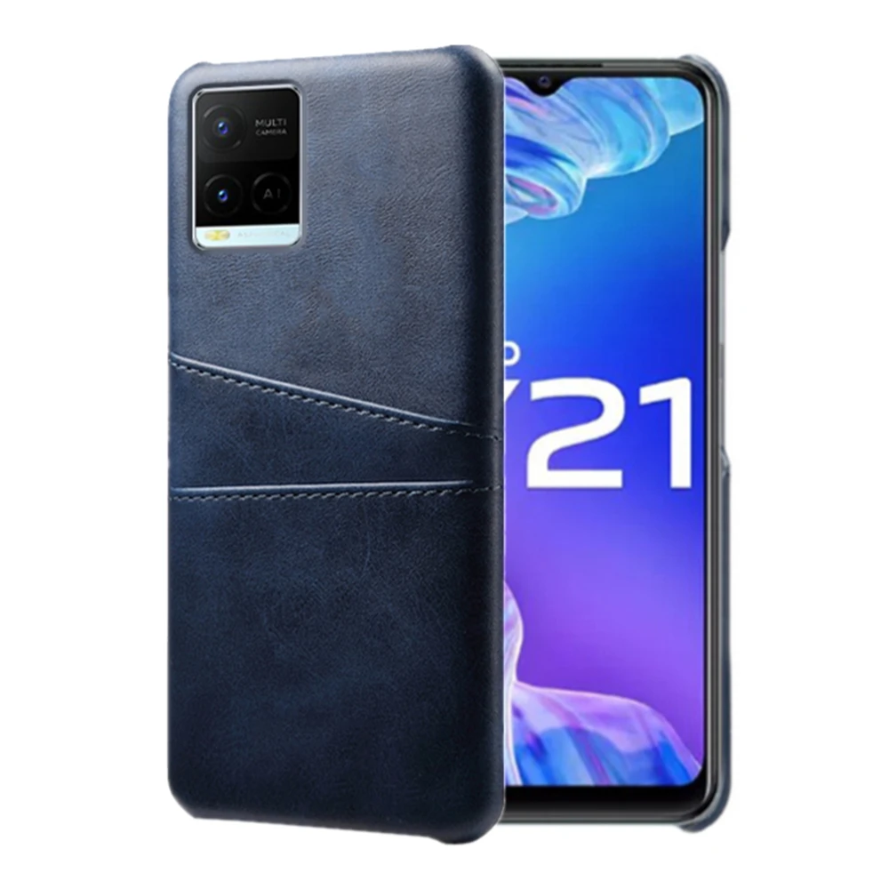 

Retro PU Leather Cover For VIVO Y21 Y33s Funda Card Slots Wallet Case Capa For Vivo Y33 S Y 21 33s 4G 2021 Coque Shell