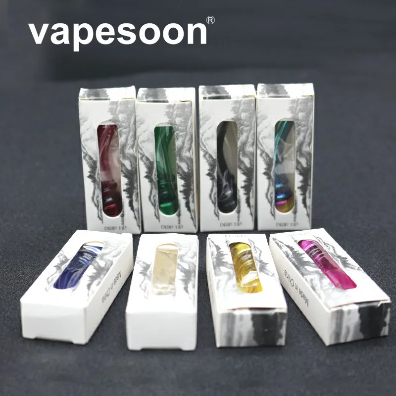 

10pcs High quality 810 Glass Long Bent Drip Tip Pyrex Glass Stainless Core Bend Mouthpiece For 810 Vape Atomizer