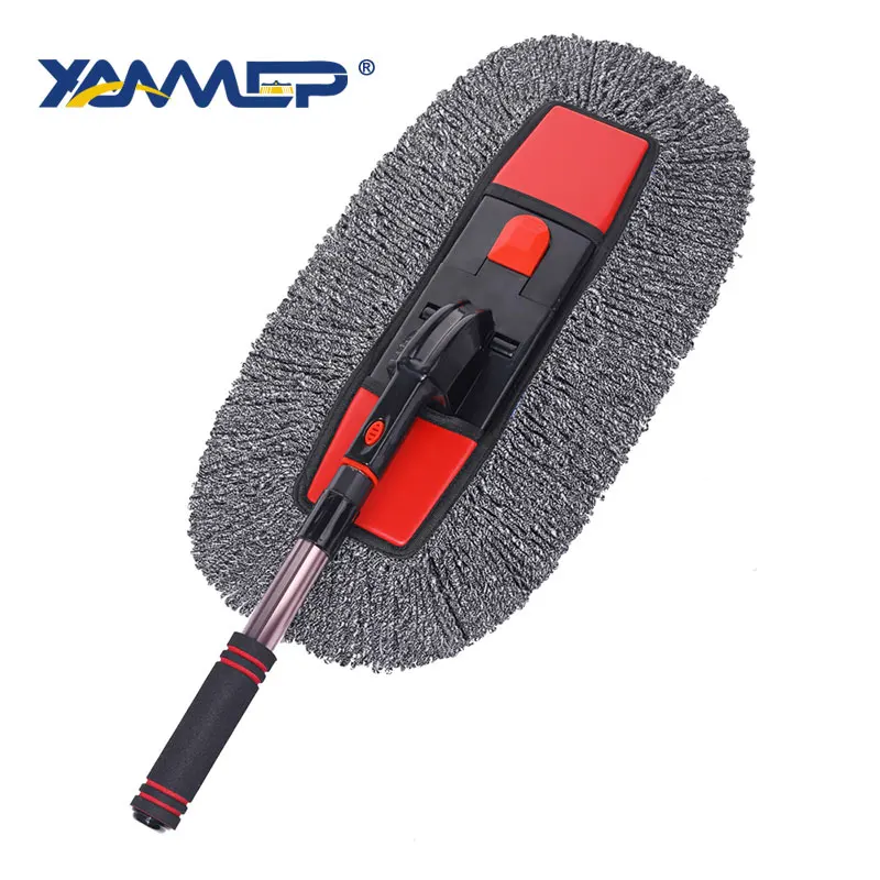 Car Wash Brush Cleaning Mop Fiber Broom Telescopic Long Handle Tool Dusting Waxing Accessories Xammep | Автомобили и мотоциклы