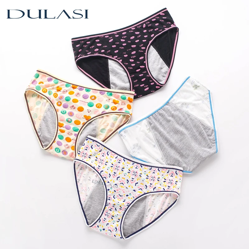 

Leakproof Period Panties For Children Fashion 13 Style Teenager's Menstrual Underwear New Lingerie Recommend Dropshipping L-XL
