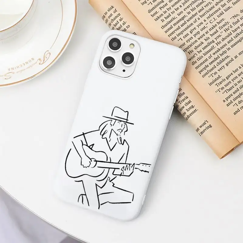 

movie killer Leon Matilda simple Phone Case Candy Color White for iPhone 11 pro XS MAX 8 7 6 6S Plus X 5S SE 2020 XR