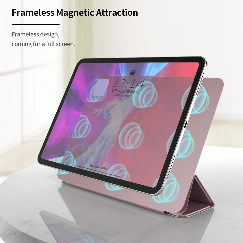 

New For iPad Air 4 2020 Case 10.9 For iPad Pro 12.9 2018 2020 Case For iPad Pro 11 2018 2020 Magnetic Case Smart Cover