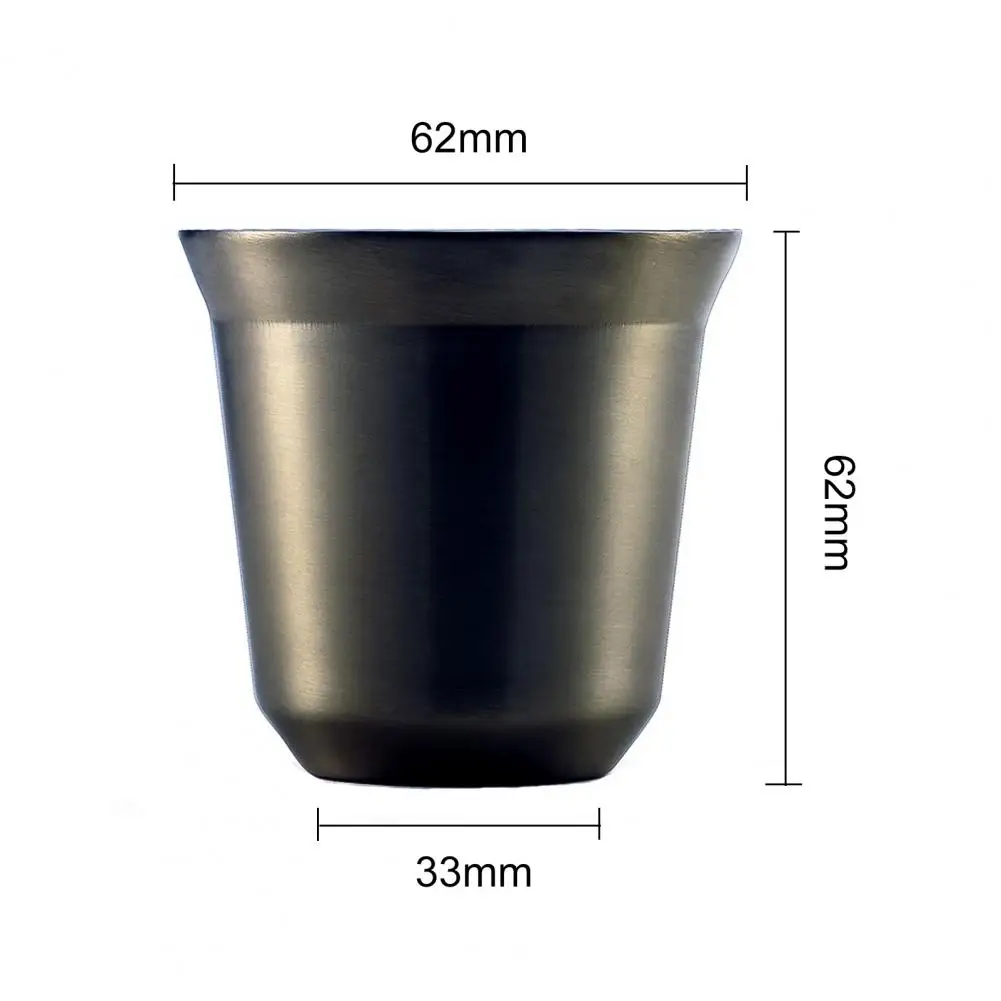 

Coffee Cup Anti-rust Leak Proof Stainless Steel Stainless Steel Coffee Capsule Cup for Home