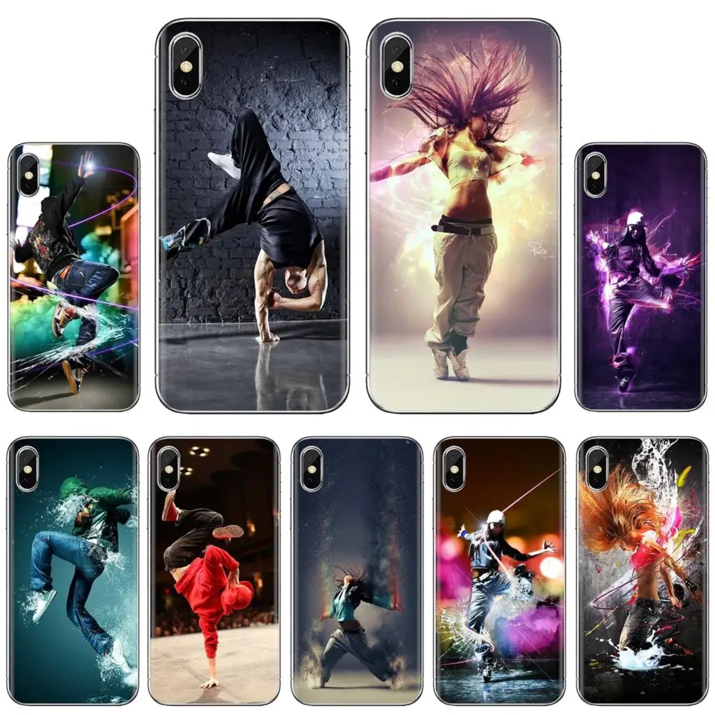 

Soft Cover For iPhone iPod Touch 11 12 Pro 4 4S 5 5S SE 5C 6 6S 7 8 X XR XS Plus Max 2020 Breaking hip hop Dancing Break dance
