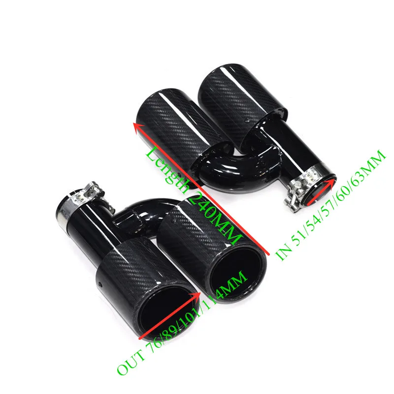 Автомобильный глушитель выхлопной трубы наконечники сопла задняя труба для AUDI A3