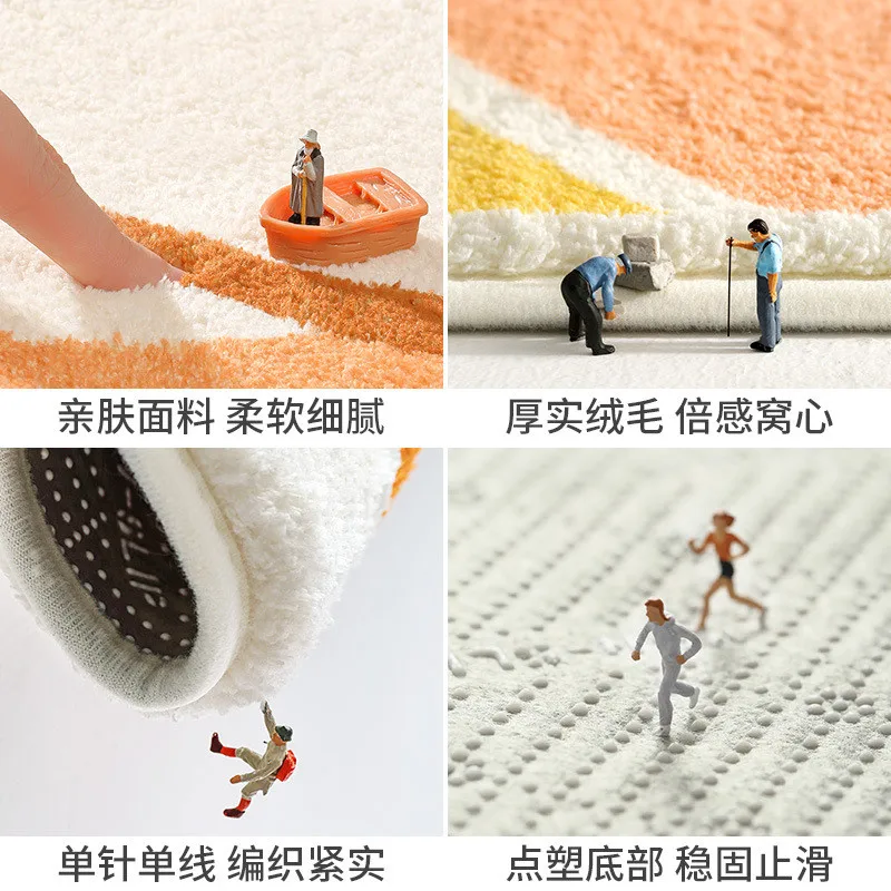 2022 мультяшный Тигр Новогодний Декор для дома гостиной диван круглый ковер