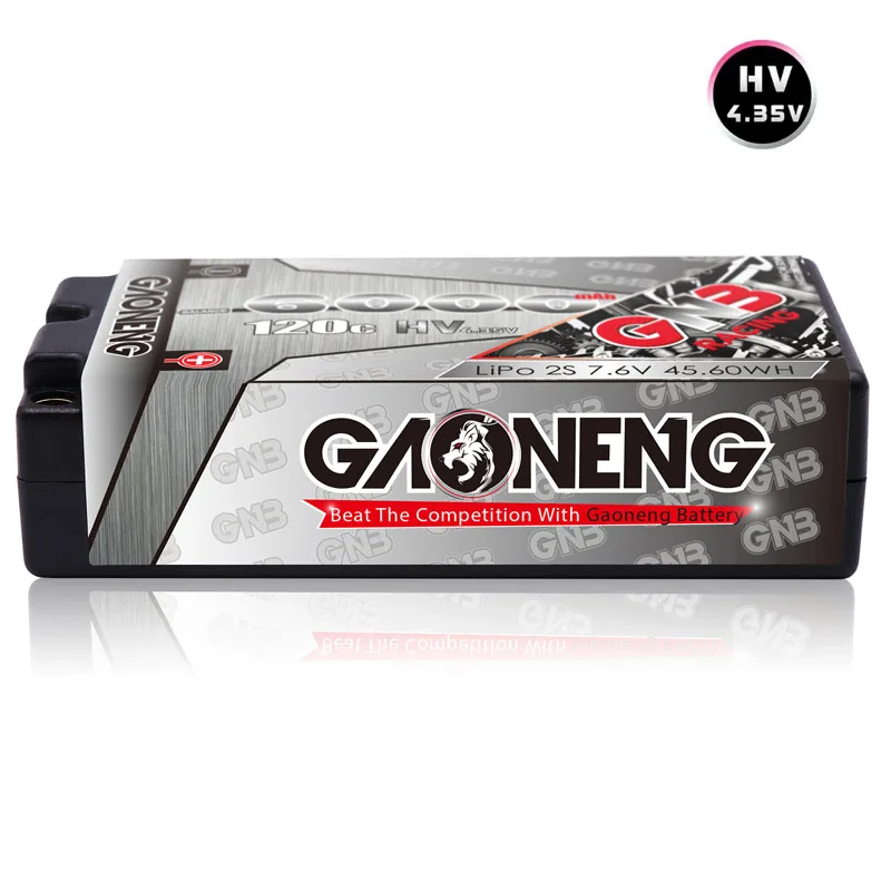 Аккумулятор Gaoneng HV Lipo GNB 2S 7 6 В мАч 12 0C/240C с T-образной вилкой Жесткий Чехол