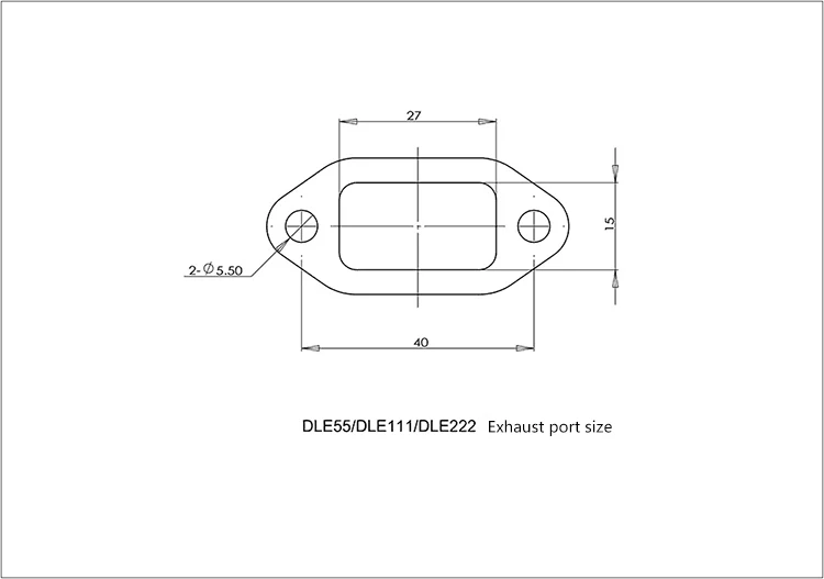 DLE222 RC самолет БПЛА бензиновый двигатель четырехцилиндровый двухтактный боковой выхлоп естественный ветер холодный ручной старт 222CC смещение