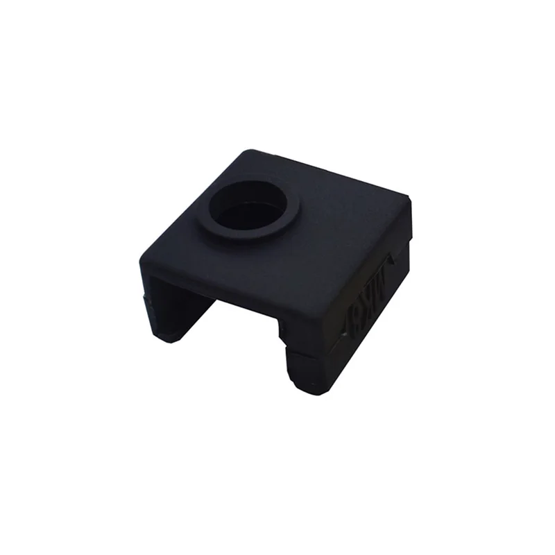 Silicone sock Black MK8 Собранный экструдер Горячий Конец комплект для Ender 3 CR10 принтер 1,75 мм 0,4 мм сопло алюминиевый нагревательный блок 3d принтер аксессуары - Цвет: Silicone sock Black