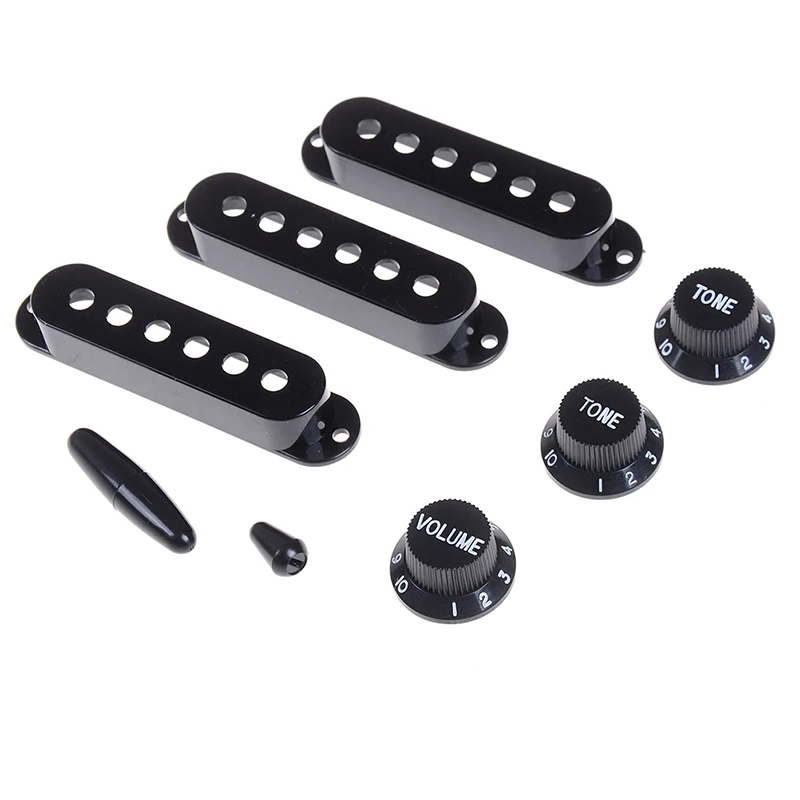 1set gitarre teile elektrische gitarre pickup abdeckung volume tone knob schalter spitze set free global shipping