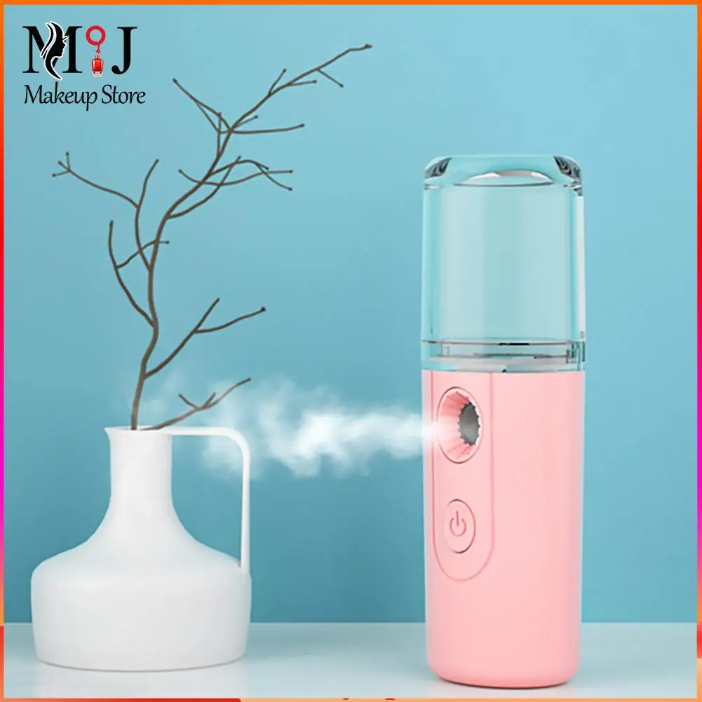 

30ml Mini USB Humidifier Face Sprayer Nebulizer Nano Facial Steamer Skin Moisturizing Alcohol Sterilizer Multicolor Options