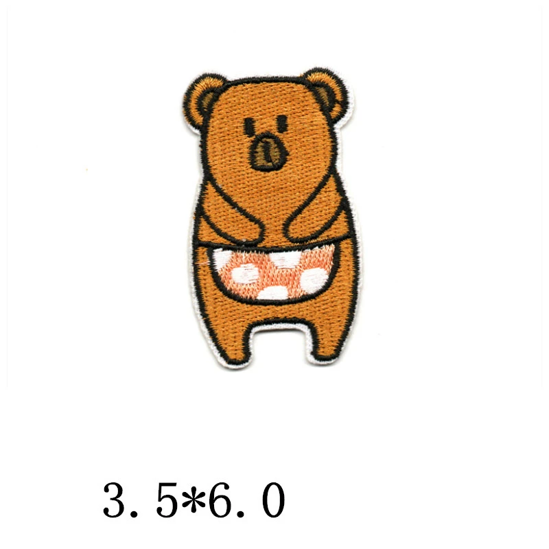 Милые животные нашивка аппликация крокодил слон утюгом на одежду нашивки