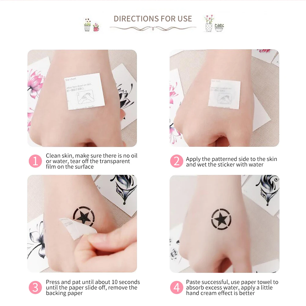 10 шт./компл. День мертвых макияж маска сторонний стикер Хэллоуин крутая красота