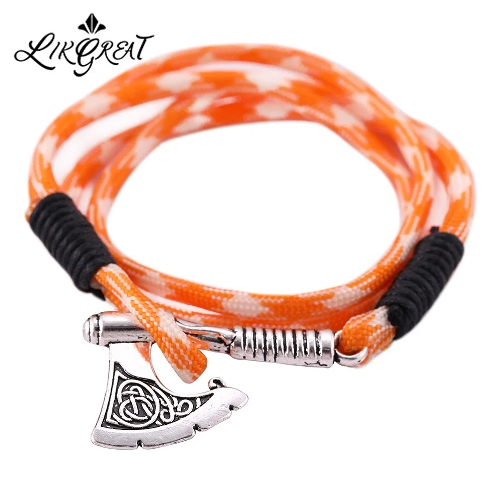 Ирландские Celtics узел топор амулет браслет в винтажном стиле под старину цинковый