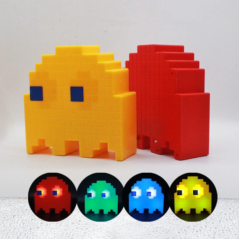 Светодиодный светильник PacMan Ghost USB Перезаряжаемый для детской комнаты украшение