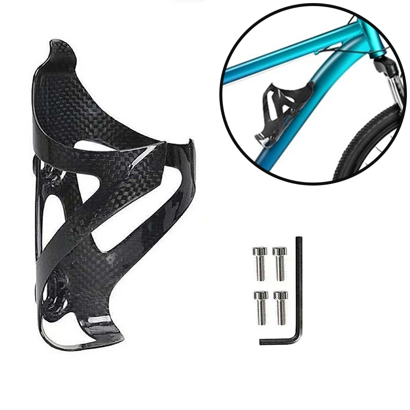 

Bicycle Water Bottle Holder MTB Mountain Bike Bottle Cage Drink WaterCup Bracket With A Wrench Screw Outdoor Cycling Accessories