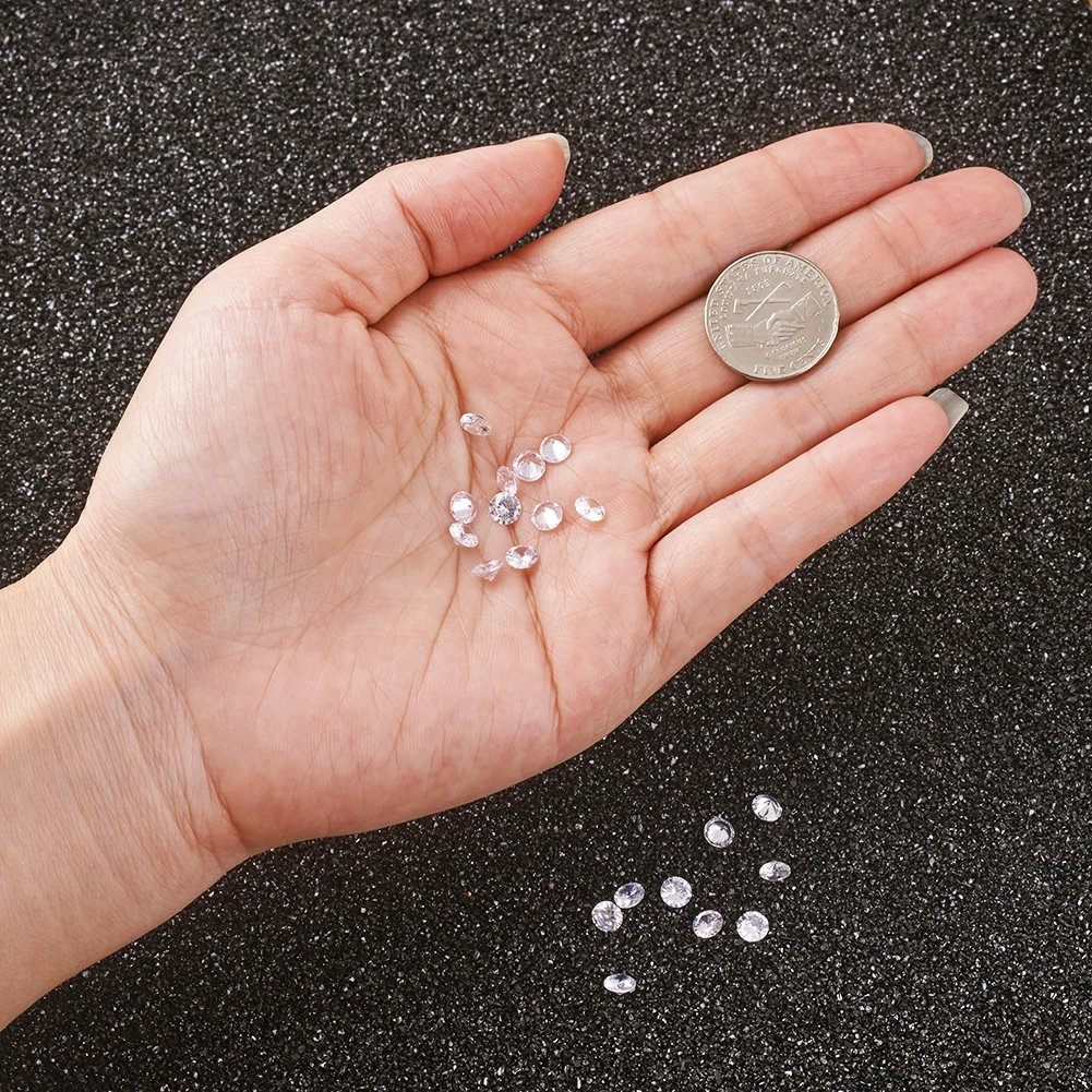 10-50 шт. прозрачные кабошоны из фианита | Украшения и аксессуары