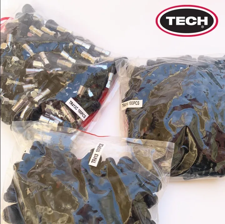 Автомобильный клапан TECH TR413 TR414 резиновая бескамерная шина аксессуары для колес |