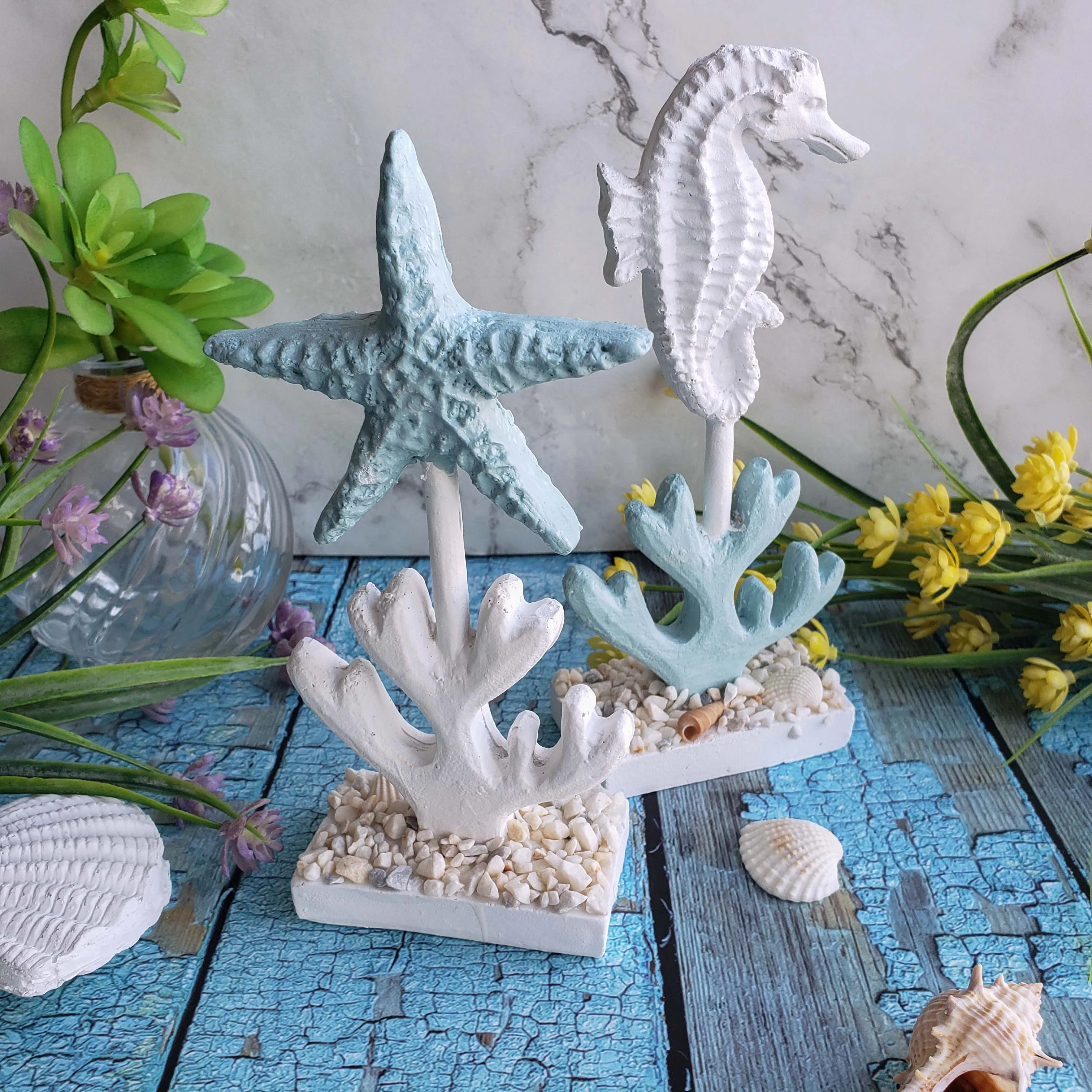 3 шт./компл. Средиземноморский стиль небольшое украшение для рабочего стола