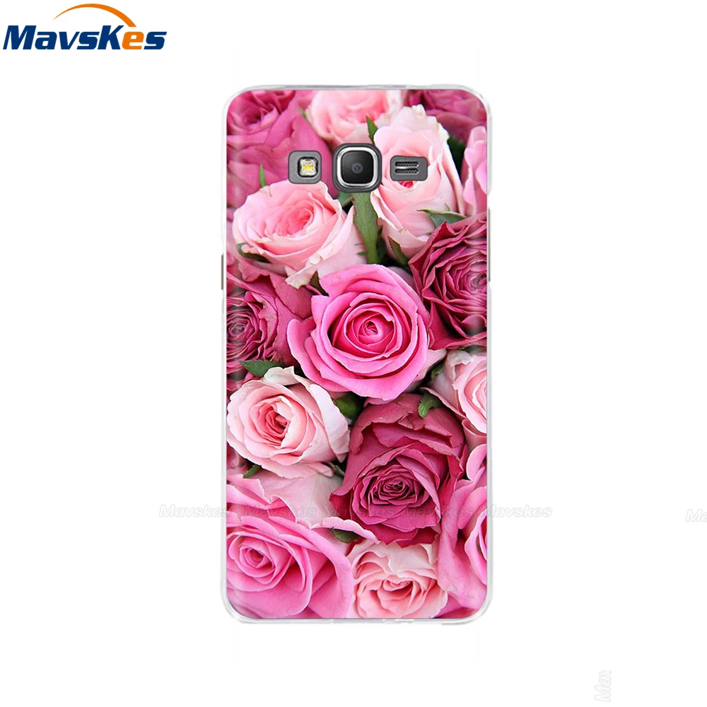 1 Чехол для samsung Galaxy Grand Prime, G530, G530H, G531, G531H, G531F, SM-G531F, флора, ТПУ, чехол, милый силиконовый чехол для телефона - Цвет: 1