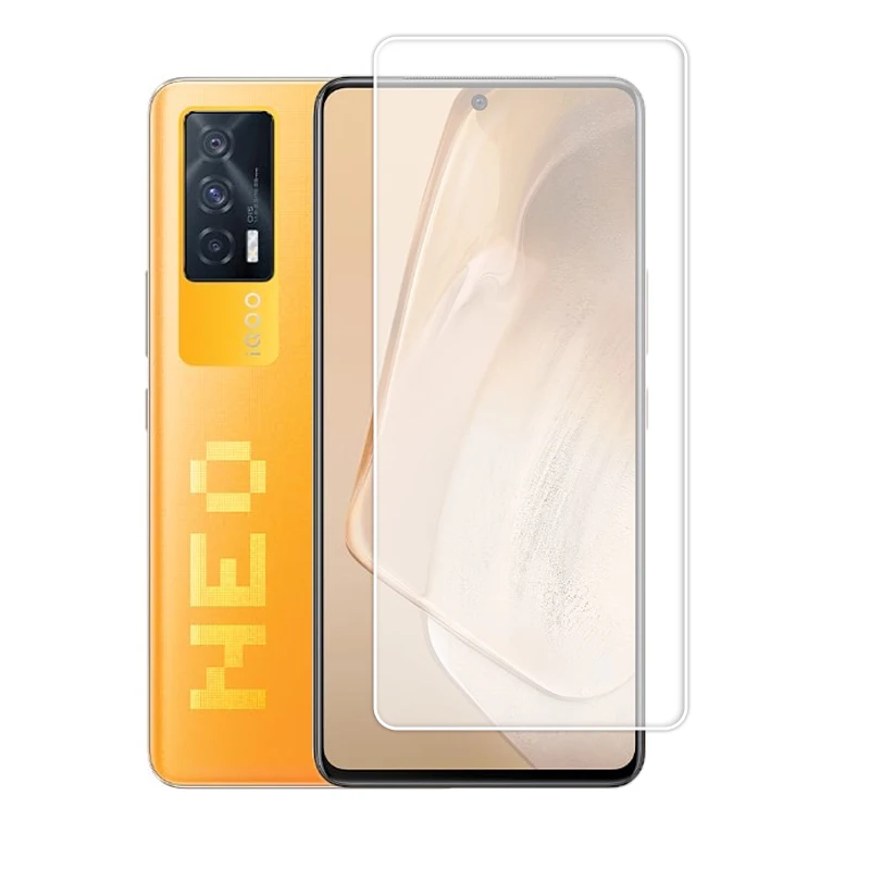 Vidrio templado para Vivo iQOO Neo5, pel&iacute;cula protectora de pantalla de vidrio transparente, HD, para iQOO Neo 5-0