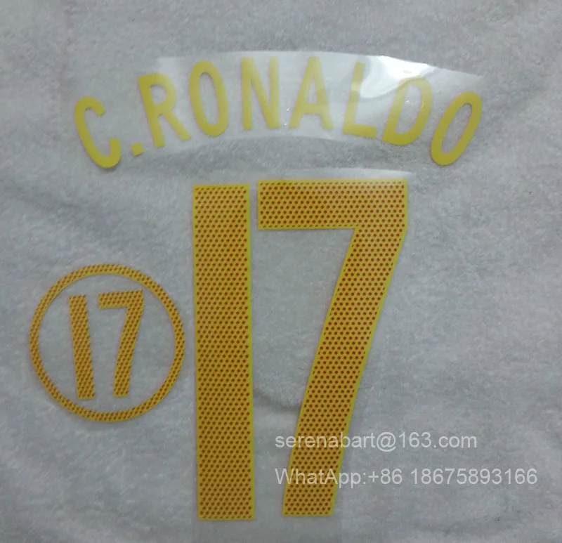 Искусственный материал 2004 Португалия #17 Роналдо намсе Руй Коста индивидуальный