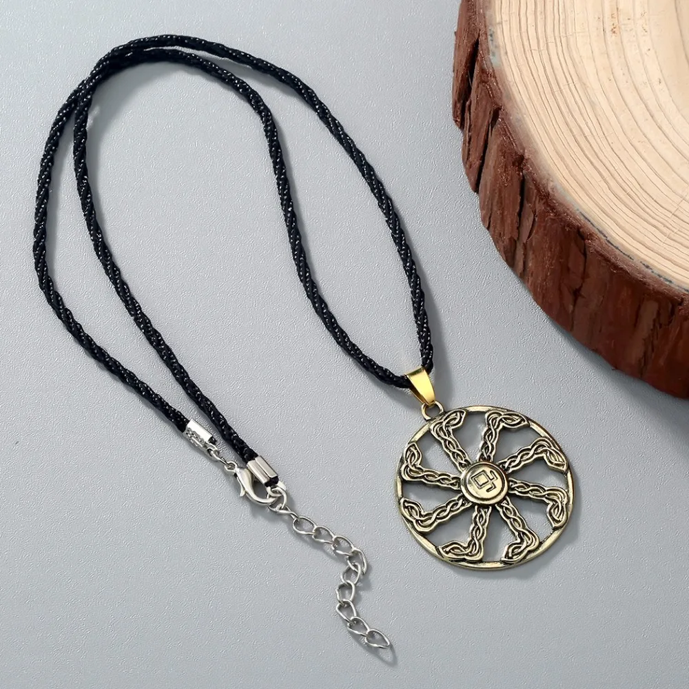 Чандлер хип хоп панк Славянский талисман подвеска Коловрат ожерелье Античная