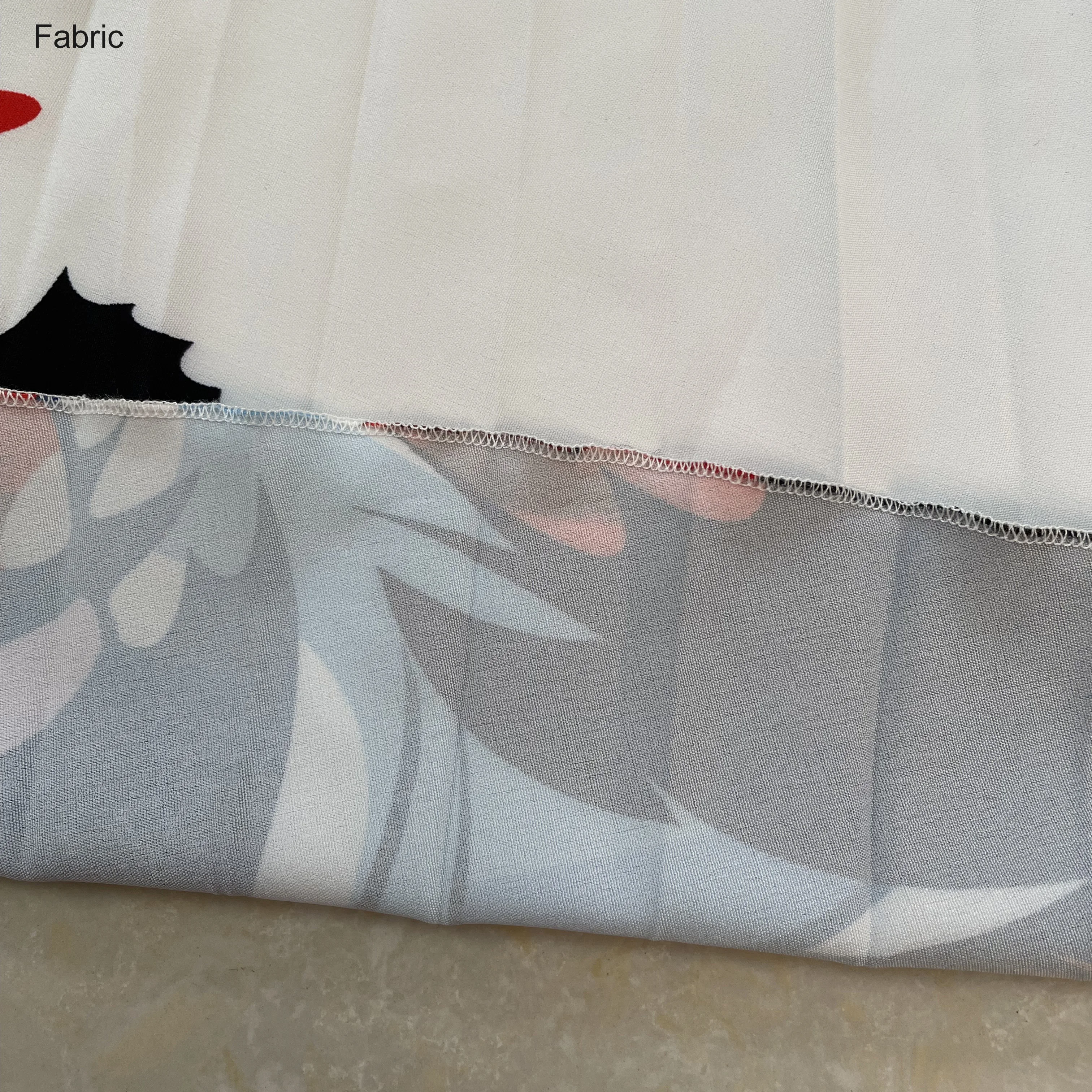 White Pleated Dresses for Women's Elegant Printed High Waisted Long Sleeve Autumn Fall 2022 New Evening Night Party Vestidos Hot